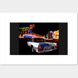 1955 Ford Thunderbird Las Vegas Posters and Art